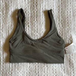 Lululemon Align Reversible Bra A/B - Sage Gray / Dark Olive